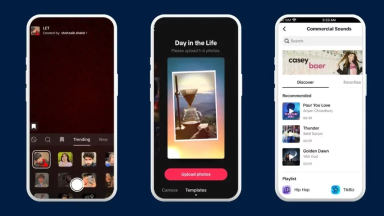 user interface of adult tiktok